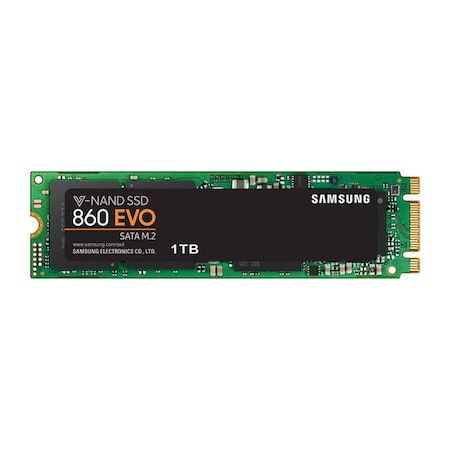 Samsung 860 EVO Series 1TB M.2 2280 SATA3 SSD, Retail, V-NAND 3bit MZ-N6E1T0BW